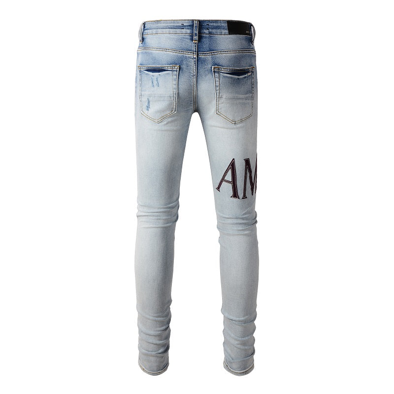 SOLO-AMIRI 2023 New Slim Jeans 1301