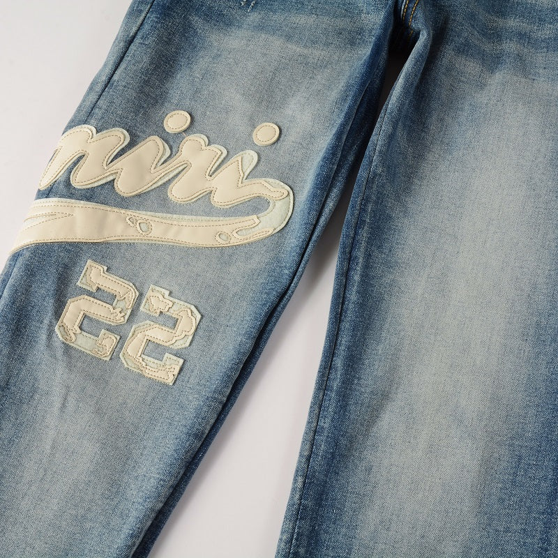 SOLO-AMIRI 2023 New Slim Jeans 1311