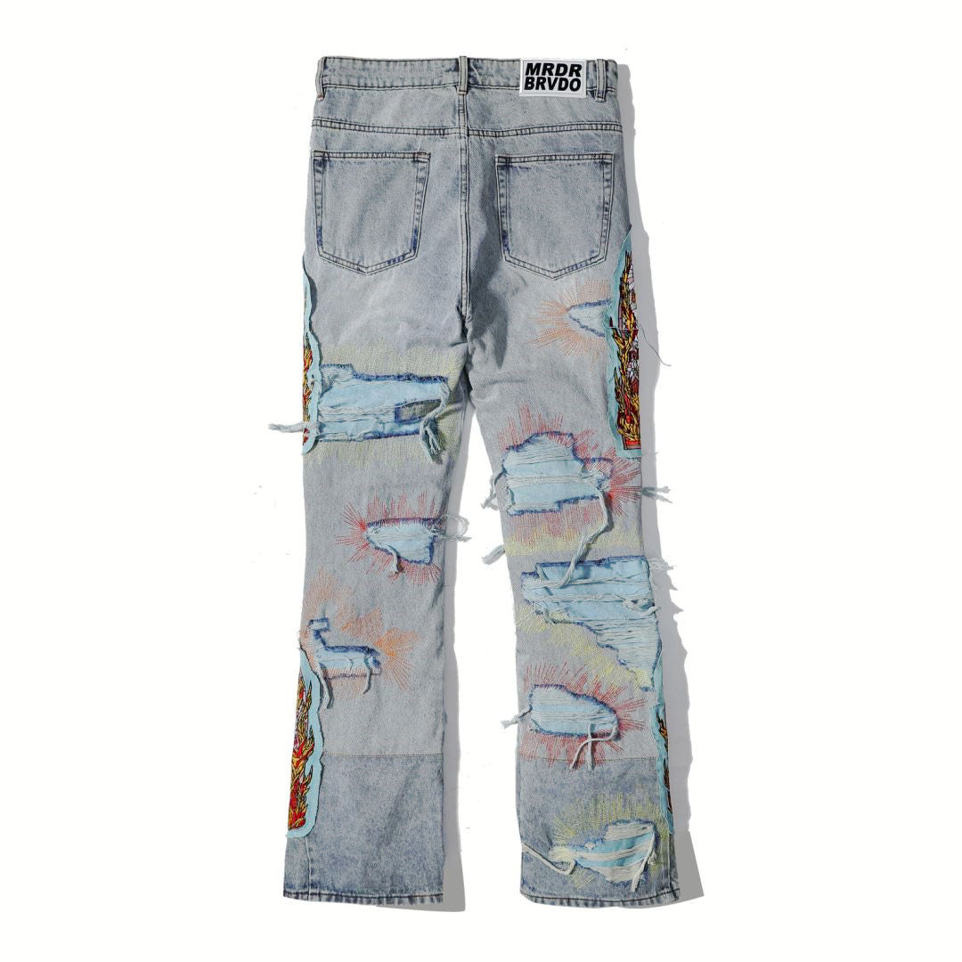 WHO DECIDES WAR Men jeans 24022