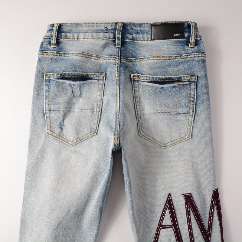 SOLO-AMIRI 2023 Nuevos jeans ajustados 1301