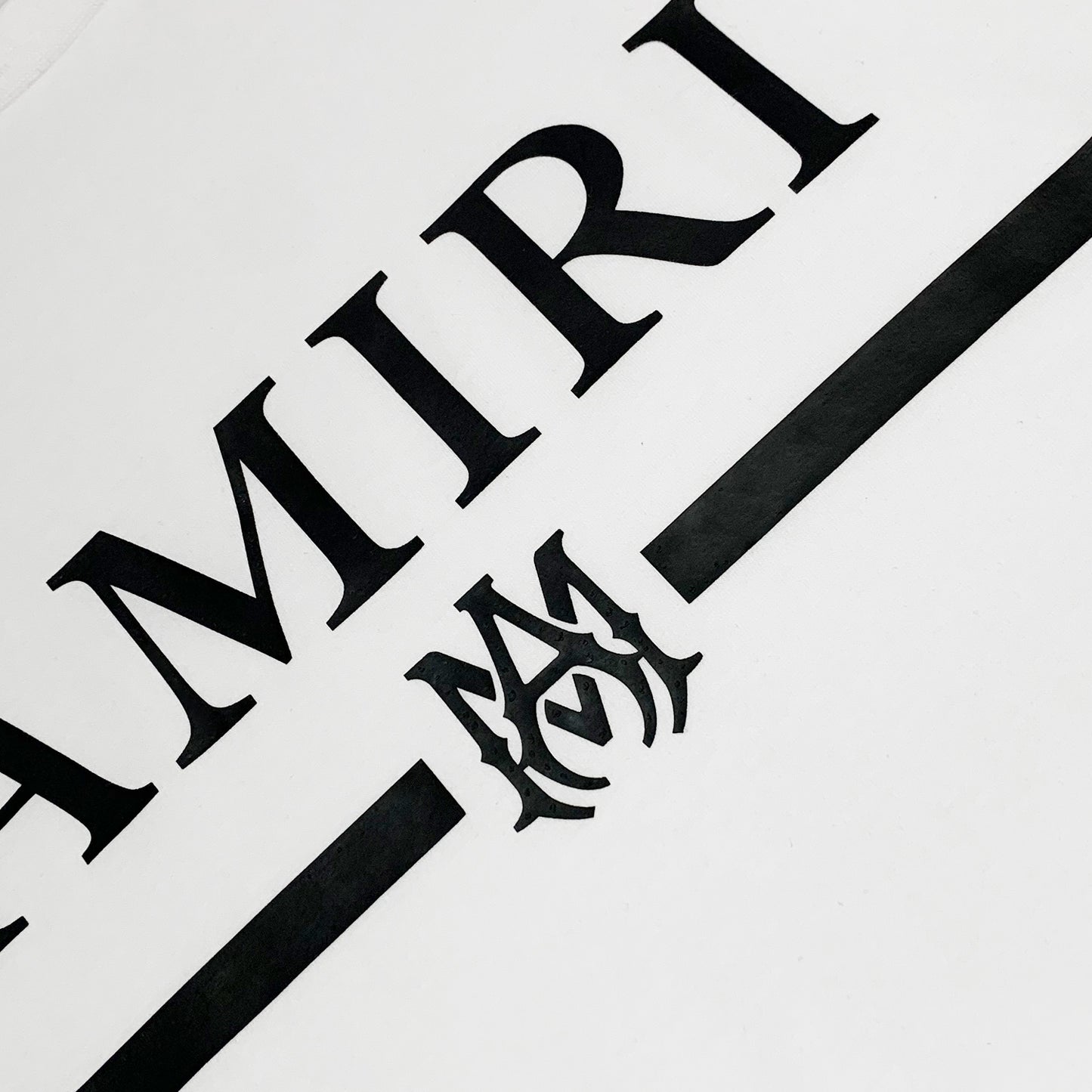 AMIRI T-Shirt aus Baumwoll-Jersey mit Logo-Applikation