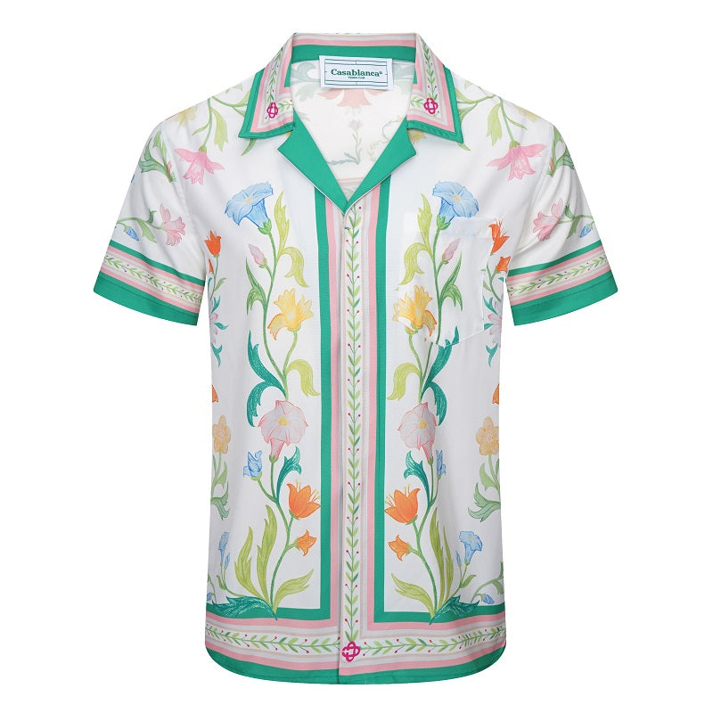 CAMISA DE SEDA CUELLO CUBA 23SS SOLO-CASABLANCA