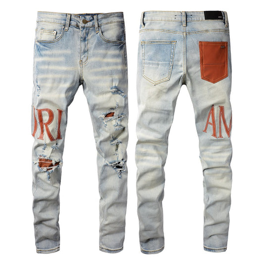 SOLO-AMIRI 2023 Nuevos jeans ajustados 840