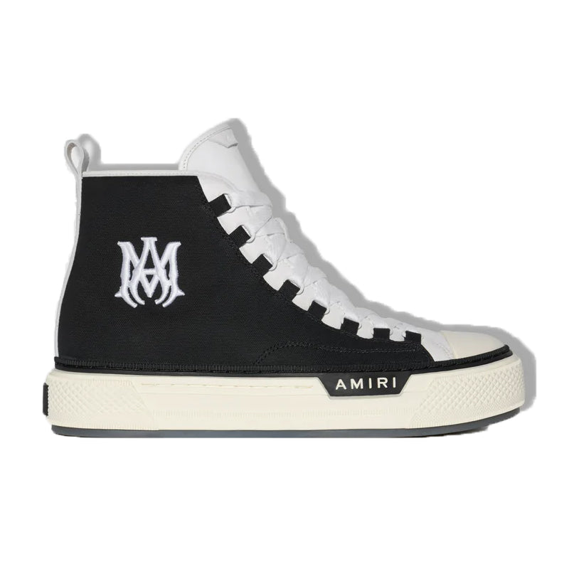 SOLO-AMIRI 2023 New LOGO Embroidered Contrast Color Canvas Shoes