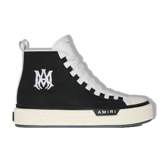 SOLO-AMIRI 2023 New LOGO Embroidered Contrast Color Canvas Shoes