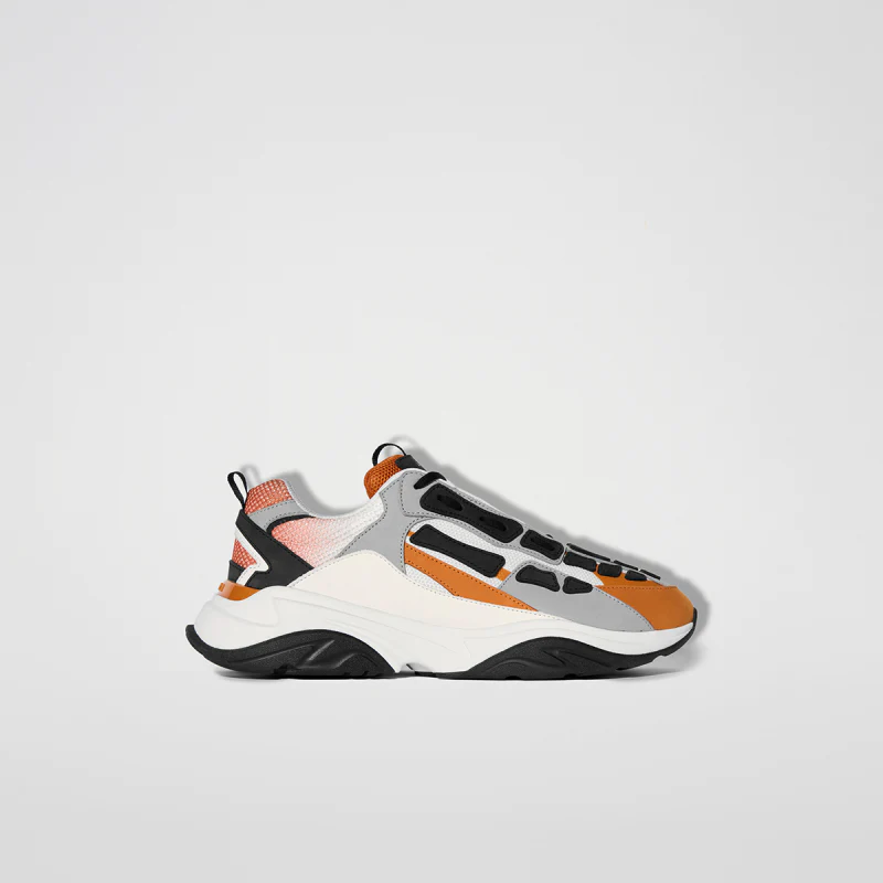 SOLO-AMIRI 2022 New Bone Series Sneakers Orange