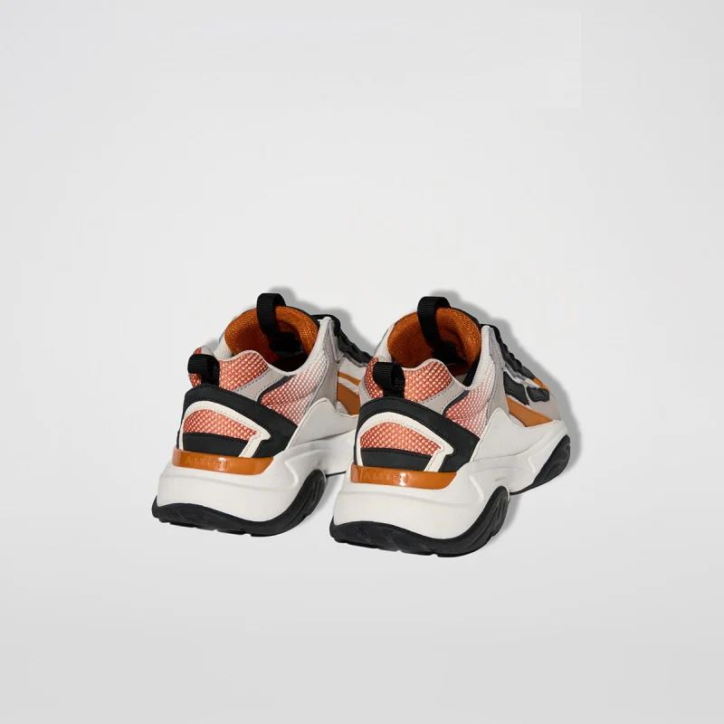 SOLO-AMIRI 2022 New Bone Series Sneakers Orange