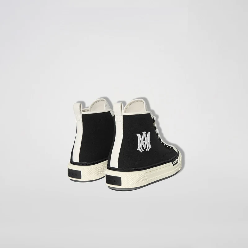 SOLO-AMIRI 2023 New LOGO Embroidered Contrast Color Canvas Shoes