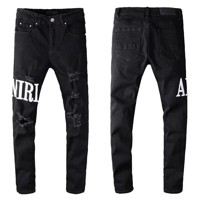 SOLO-AMIRI 2023 New Slim Jeans 649