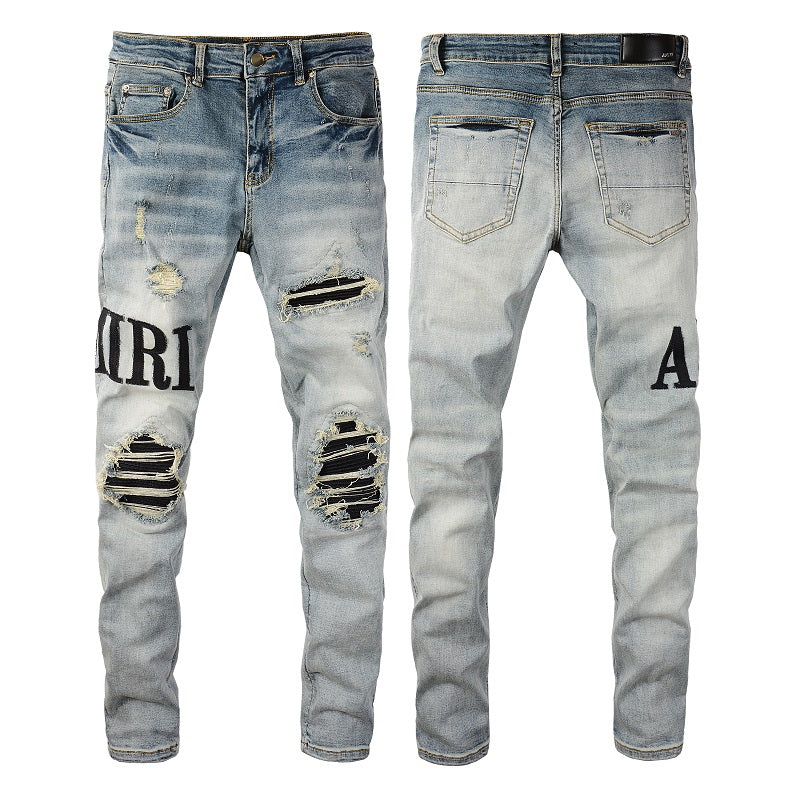 SOLO-AMIRI 2023 New Slim Jeans 866