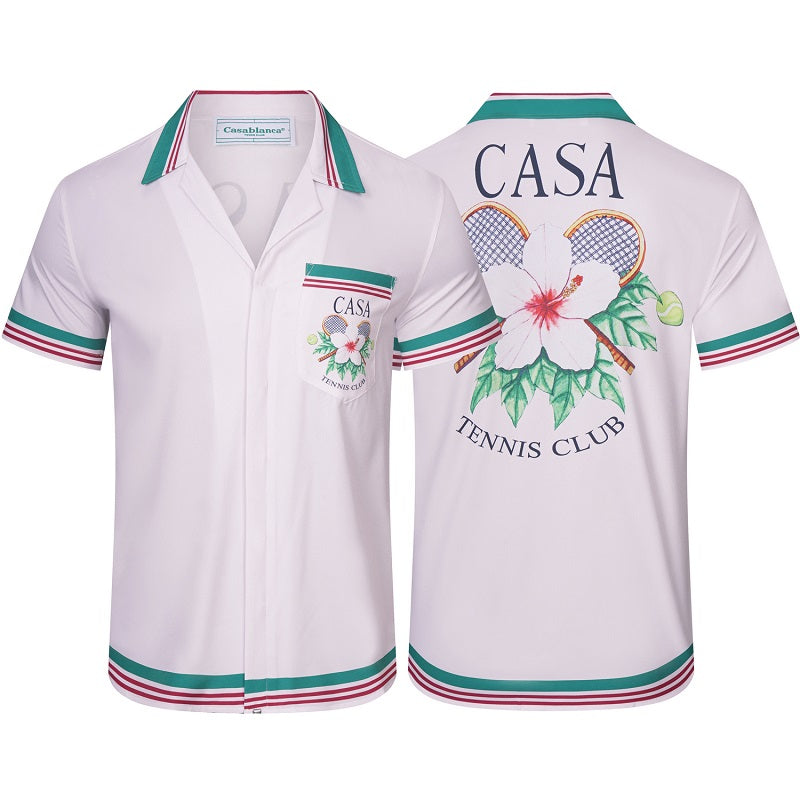 CAMISA DE SEDA CUELLO CUBA 23SS SOLO-CASABLANCA