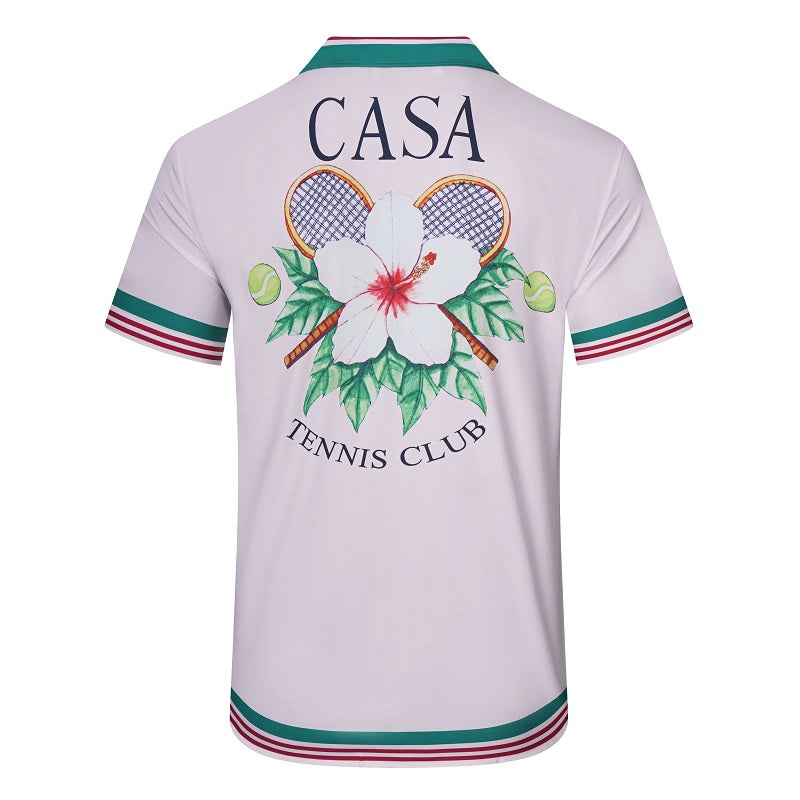 CAMISA DE SEDA CUELLO CUBA 23SS SOLO-CASABLANCA