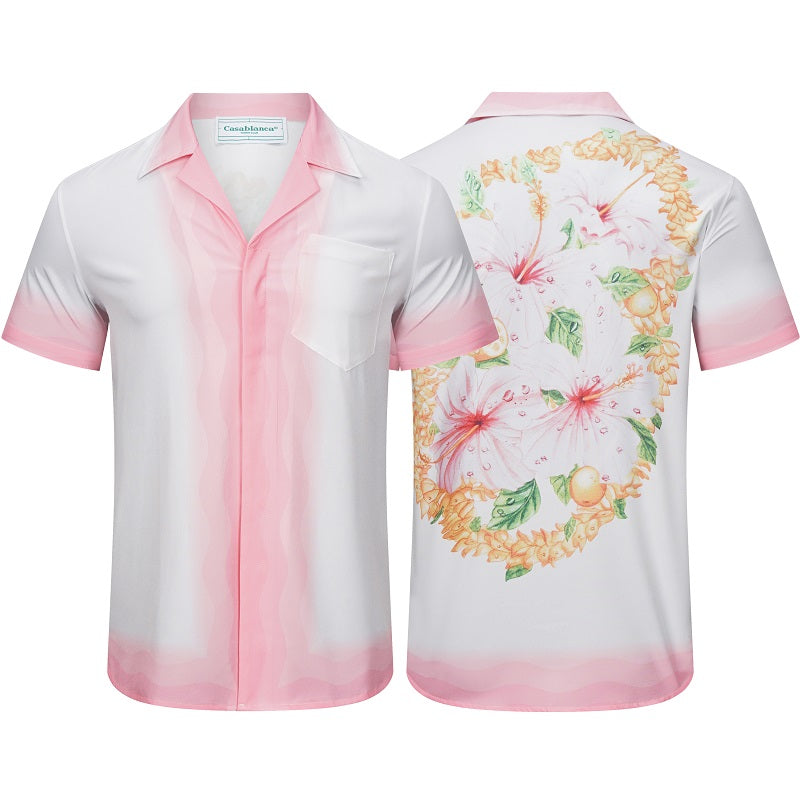 CAMISA DE SEDA CUELLO CUBA 23SS SOLO-CASABLANCA