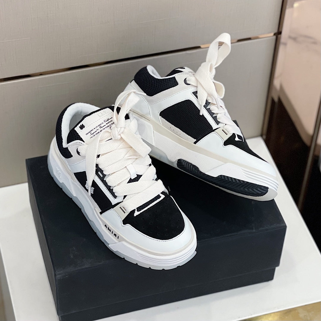 Zapatillas SOLO-AMIRI 2022 New Bread Collection en blanco y negro